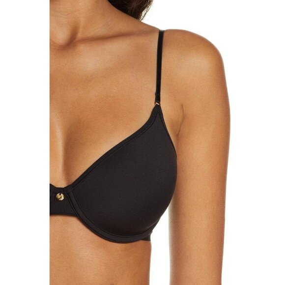 🆕NATORI Understated Underwire T-Shirt Bra 34C Black #132025 - Picture 5 of 11